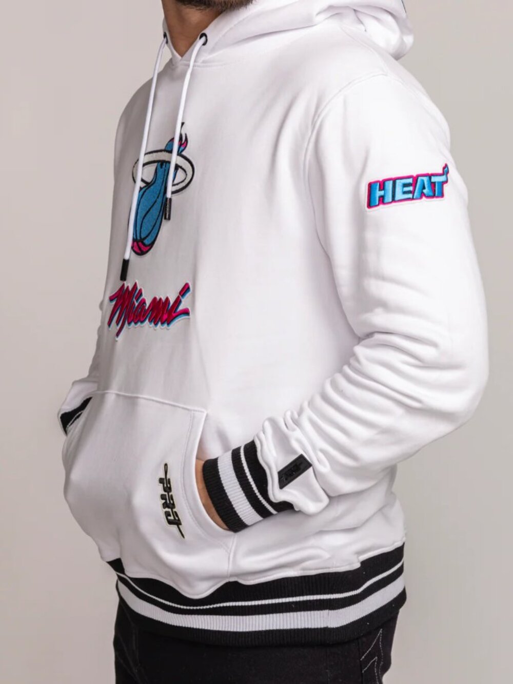 Pro Standard MIAMI HEAT Original Vice Pullover Hoodie Size Small - Picture 5 of 13